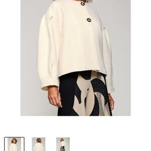 Elegant Cream Women's Jacket